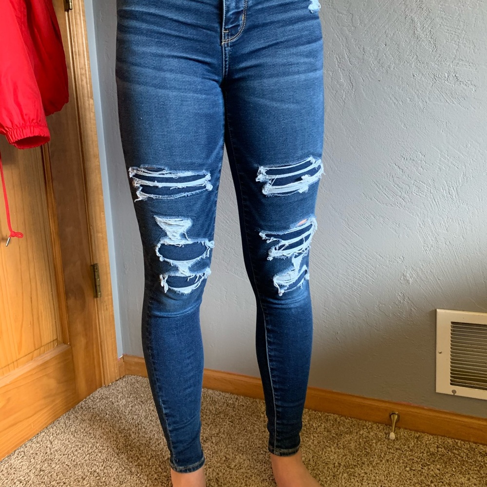 DARK WASH AMERICAN EGALE JEANS